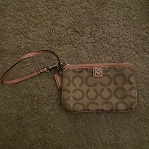Coach zip pouch